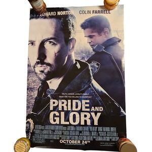 Pride and Glory 2008 Original Movie Poster 27x40 Edward Norton Colin Farrell D/S